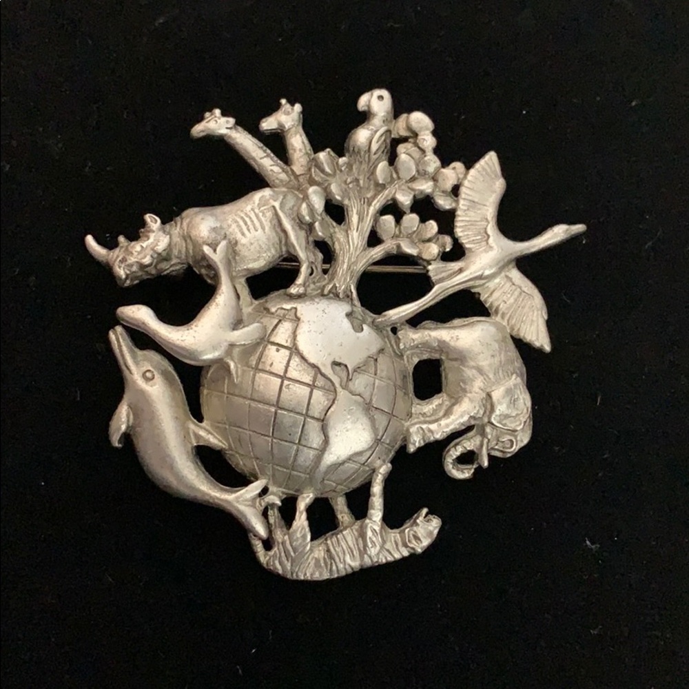 Vintage AJC Animal Brooch